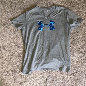 girls under armor short sleeve t-shirt yxl